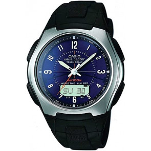 Casio bracelet de montre 10152407 En caoutchouc Noir 22mm 