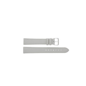 Bracelet de montre Universel X104SWI / 18MM Cuir Blanc 18mm