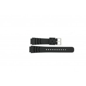 Bracelet de montre Universel XF11 Plastique Noir 18mm