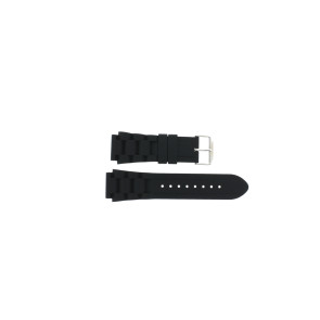 Other brand bracelet de montre SL101 Silicone Noir 22mm