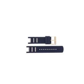 Horlogeband GC watches Y54001G7 Silicoon Blauw 14mm