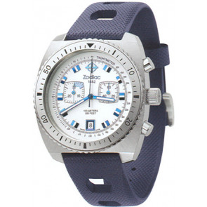 Bracelet de montre Zodiac ZO2242 Caoutchouc Bleu