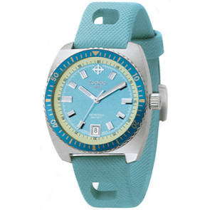 Bracelet de montre Zodiac zo2251 Caoutchouc Bleu