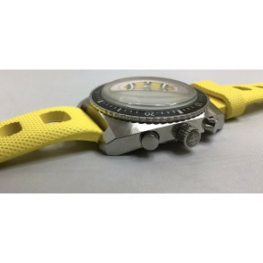 Bracelet de montre Zodiac ZO2225 / With Bumps Caoutchouc Jaune