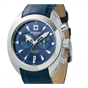 Bracelet de montre Zodiac ZO2705 Cuir Bleu