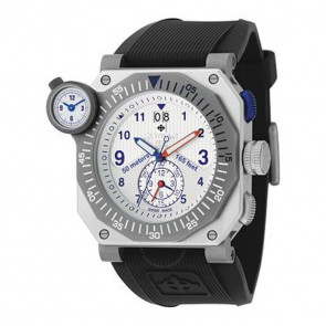 Bracelet de montre Zodiac ZO8501 Caoutchouc Noir