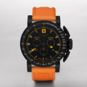 Bracelet de montre Zodiac ZO8535 Caoutchouc Orange 24mm