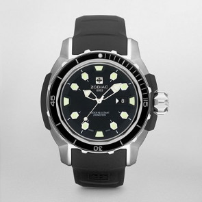 Bracelet de montre Zodiac ZO8603 (Antima 7177820/ vh31263) Caoutchouc Noir