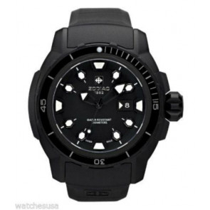 Bracelet de montre Zodiac ZO8605 Caoutchouc Noir
