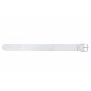 Bracelet de montre CCC.1086 / ZO86 Cuir Argent 16mm
