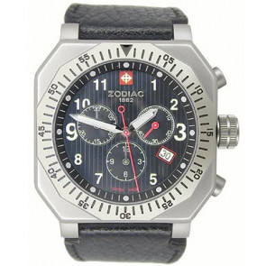 Bracelet de montre Zodiac ZO8800 Cuir Noir