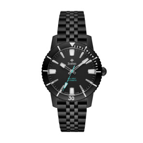 Bracelet de montre Zodiac ZO9276 Acier Noir 20mm