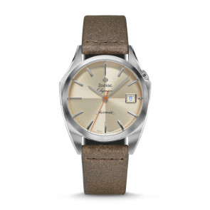 Bracelet de montre Zodiac ZO9702 Cuir Brun