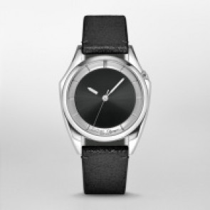 Bracelet de montre Zodiac ZO9700 / ZO9704 Cuir Noir 19mm