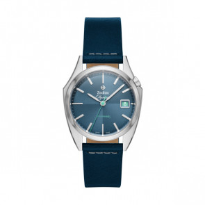 Bracelet de montre Zodiac ZO9711 Cuir Bleu 20mm