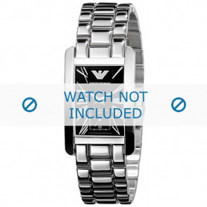Armani bracelet de montre AR-0157 Métal Argent 18mm 