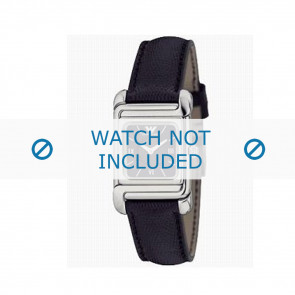 Armani bracelet de montre AR-0303 Cuir Noir 12mm 