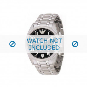 Armani bracelet de montre AR-0508 Métal Argent 23mm 