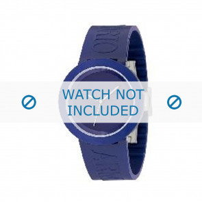 Armani bracelet de montre AR-1031 En caoutchouc Bleu 22mm 