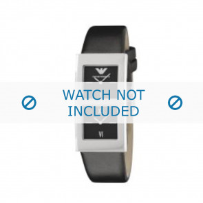 Armani bracelet de montre AR-2102 Cuir Noir 21mm 