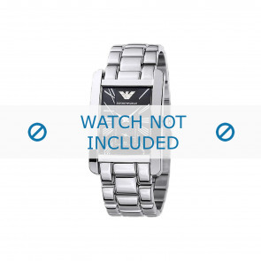 Armani bracelet de montre AR0156 Métal Argent
