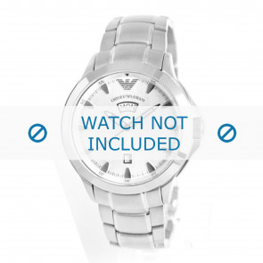 Armani bracelet de montre AR0633 Métal Argent 23mm