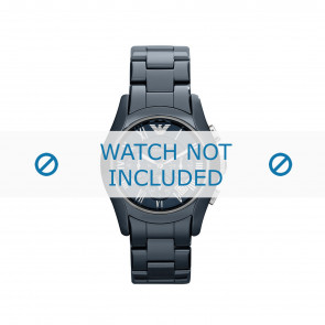 Armani bracelet de montre AR1469 Céramique Bleu 22mm