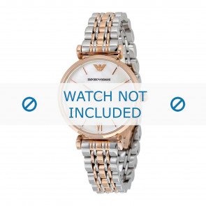 Bracelet de montre Armani AR1683 Acier Rosé 14mm