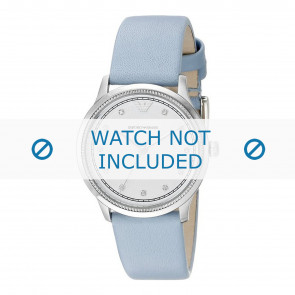 Armani bracelet de montre AR1914 Cuir Bleu clair 16mm