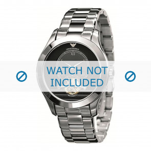 Armani bracelet de montre AR4639 Métal Argent 22mm