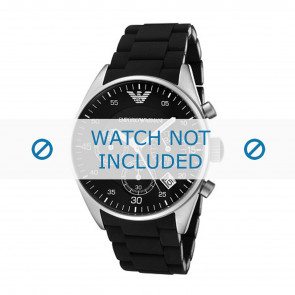 Armani bracelet de montre AR5868 Métal Noir 20mm