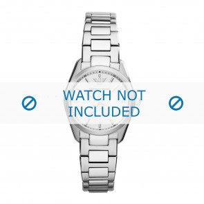 Armani bracelet de montre AR6028 Métal Argent 14mm