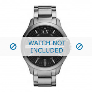 Bracelet de montre Armani AX2102 / AX2103 Acier inoxydable Acier 22mm