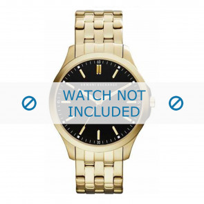 Bracelet de montre Armani AX2145 / 12xxxx Acier Plaqué or 22mm