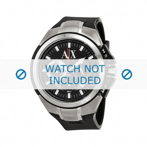 Armani bracelet de montre AX1042 Silicone Noir 32mm