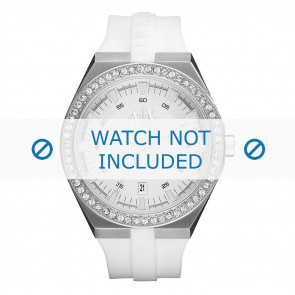 Armani bracelet de montre AX-1216 Silicone Blanc 20mm 