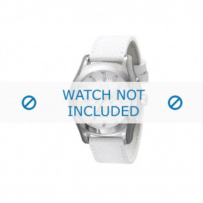 Armani bracelet de montre AX-2071 Cuir Blanc 22mm 