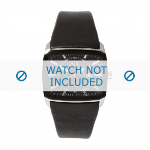 Armani bracelet de montre AX-2080 Cuir Noir 35mm 