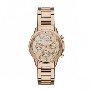Armani Exchange bracelet de montre AX4326 Acier inoxydable Rosé 18mm