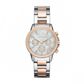 Bracelet de montre Armani Exchange AX4331 Acier Bicolore 18mm