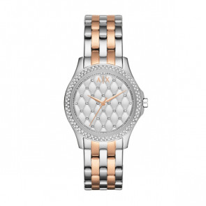 Bracelet de montre Armani Exchange AX5249 Acier Bicolore 18mm