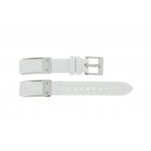 Armani bracelet de montre AX5300 Cuir Blanc 16mm