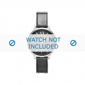 Armani bracelet de montre AX-5303 Cuir Noir 16mm 
