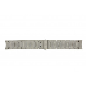 Boccia bracelet de montre 3776-04 Titane Argent 21mm
