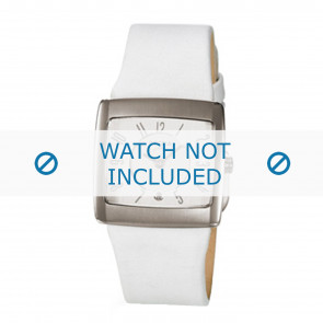 Boccia bracelet de montre 3150-01-BO3150-01-40 Cuir Blanc