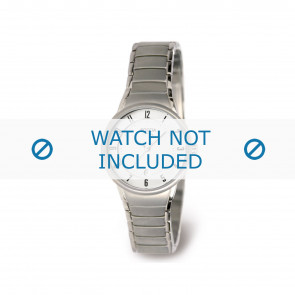 Boccia bracelet de montre 3158-01 Titane Argent 14mm 