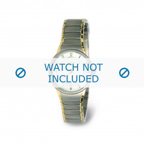 Boccia bracelet de montre 3158-02 Titane Argent 15mm 