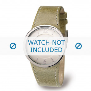 Bracelet de montre Boccia 3161-11-BO3161-11-40 Cuir Beige 25mm