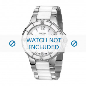 Boccia bracelet de montre 3215.01  Céramique Blanc