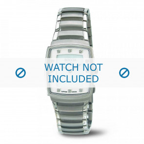 Boccia bracelet de montre 3241-01 Titane Argent